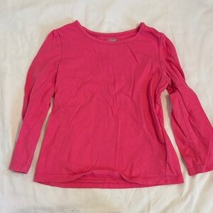 Old Navy Girls Long Sleeve Tee Hot Pink